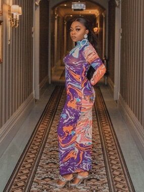 Kai Collective purple Gaia dress